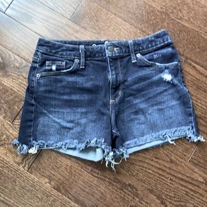 Distressed denim shirts, size 4